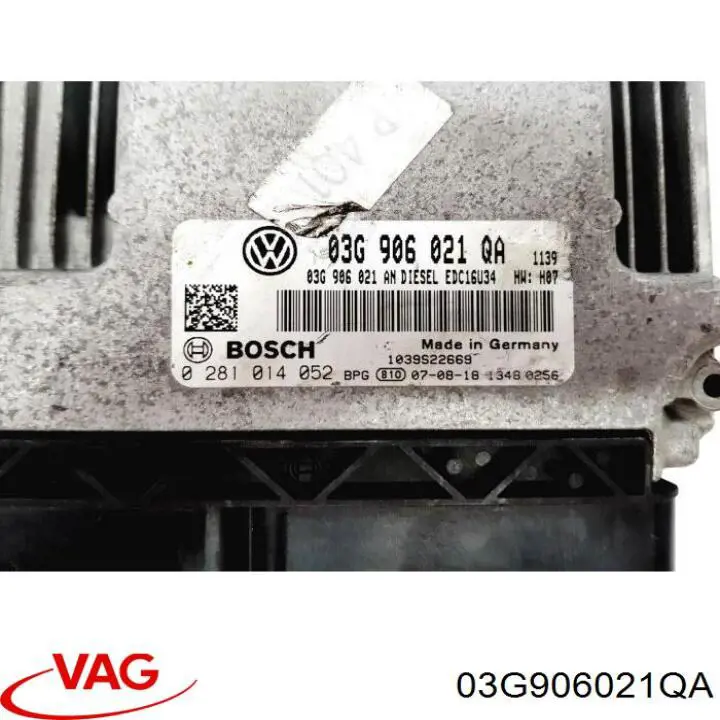 Módulo de direção (Centralina eletrônica) de motor VAG 03G906021QA preço, a partir de 270,71 USD