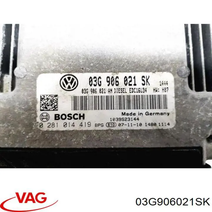 Compre 03G906021SK VAG Módulo de direção (Centralina eletrônica) de motor