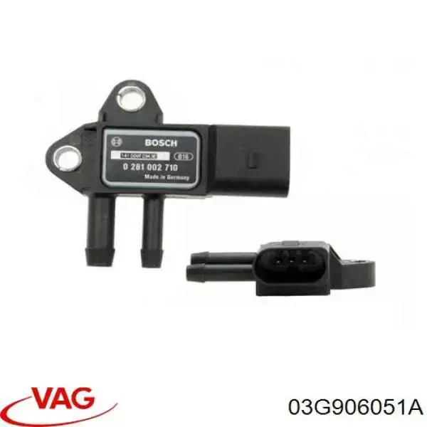 03G906051A VAG Sensor de pressão dos gases de escape