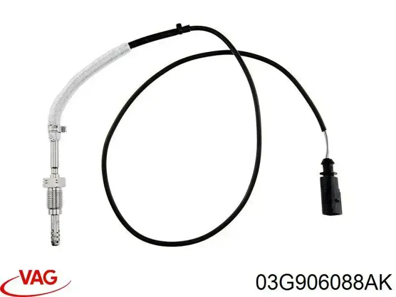 Sensor de temperatura dos gases de escape (GE), antes de turbina VAG 03G906088AK preço, a partir de 45,86 USD