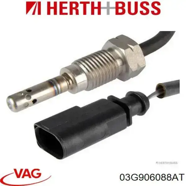 Compre 03G906088AT VAG Sensor de temperatura dos gases de escape (GE), antes de turbina