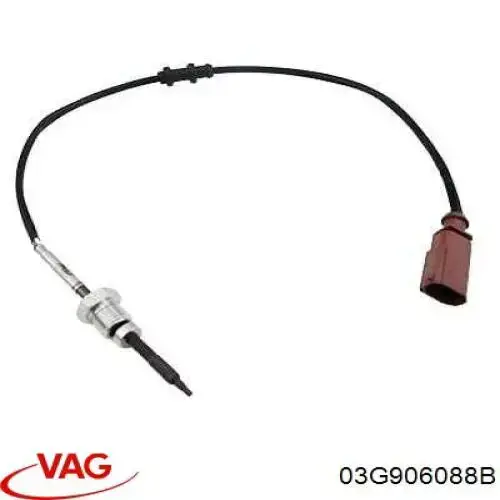 Compre 03G906088B VAG Sensor de temperatura dos gases de escape (GE), depois de filtro de partículas diesel