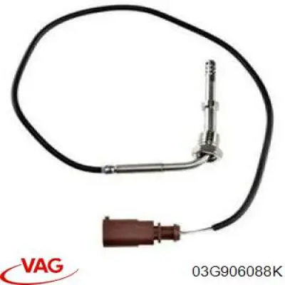 Sensor de temperatura dos gases de escape (GE), antes de filtro de partículas diesel VAG 03G906088K preço, a partir de 112,73 USD