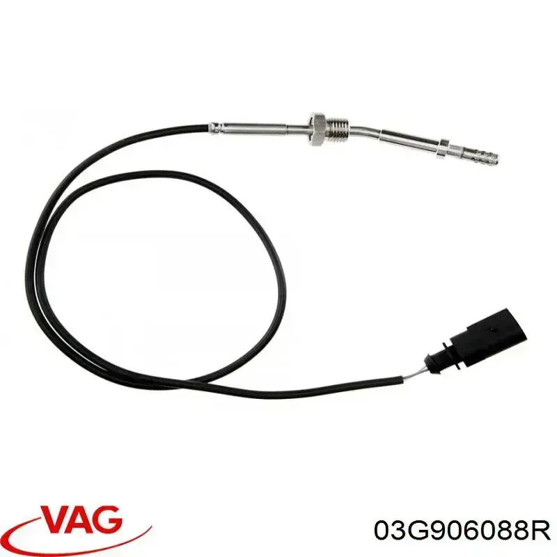 Compre 03G906088R VAG Sensor de temperatura dos gases de escape (GE), antes de turbina