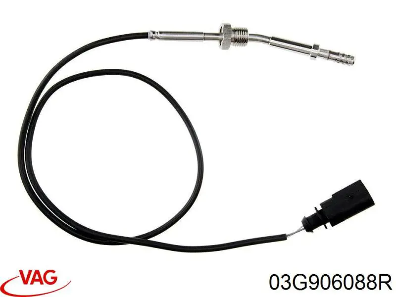 03G906088R VAG Sensor de temperatura dos gases de escape (GE), antes de turbina