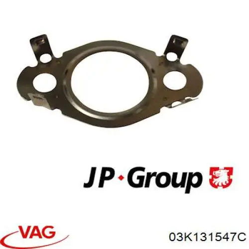 03K131547C VAG Vedante de refrigerador EGR do sistema de recirculação dos gases