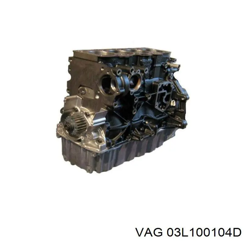 03L100104D VAG Bloco de cilindros de motor