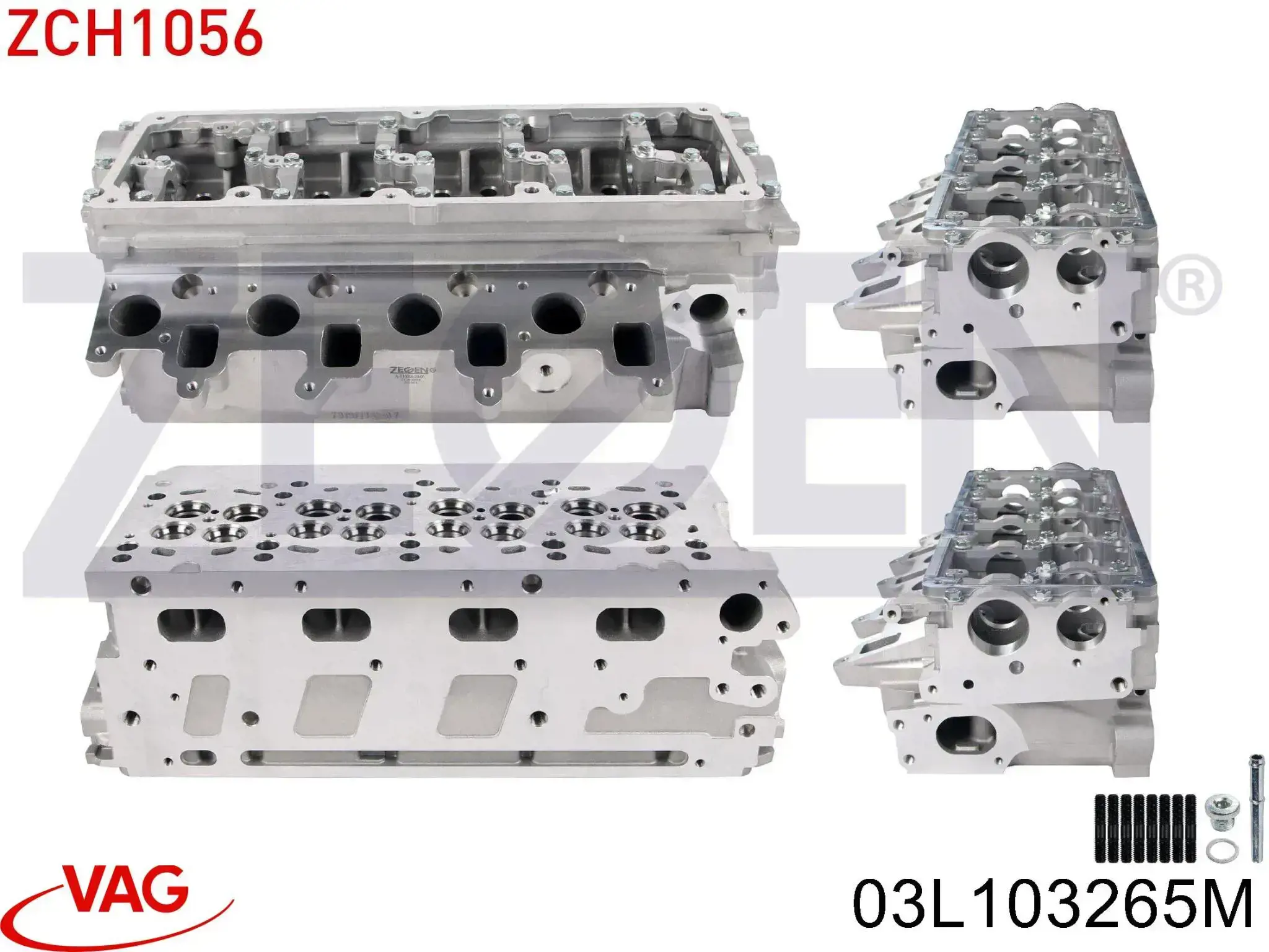 Cabeça de motor (CBC) VAG 03L103265M preço, a partir de 1098,96 USD