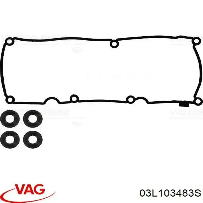03L103483S VAG Vedante de tampa de válvulas de motor