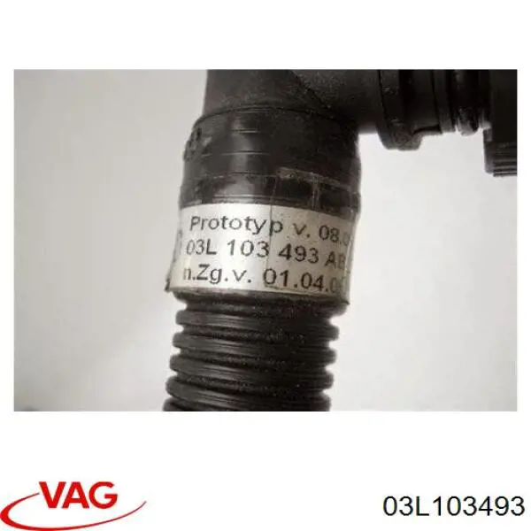 Compre 03L103493 VAG Cano derivado de ventilação de cárter (de separador de óleo)