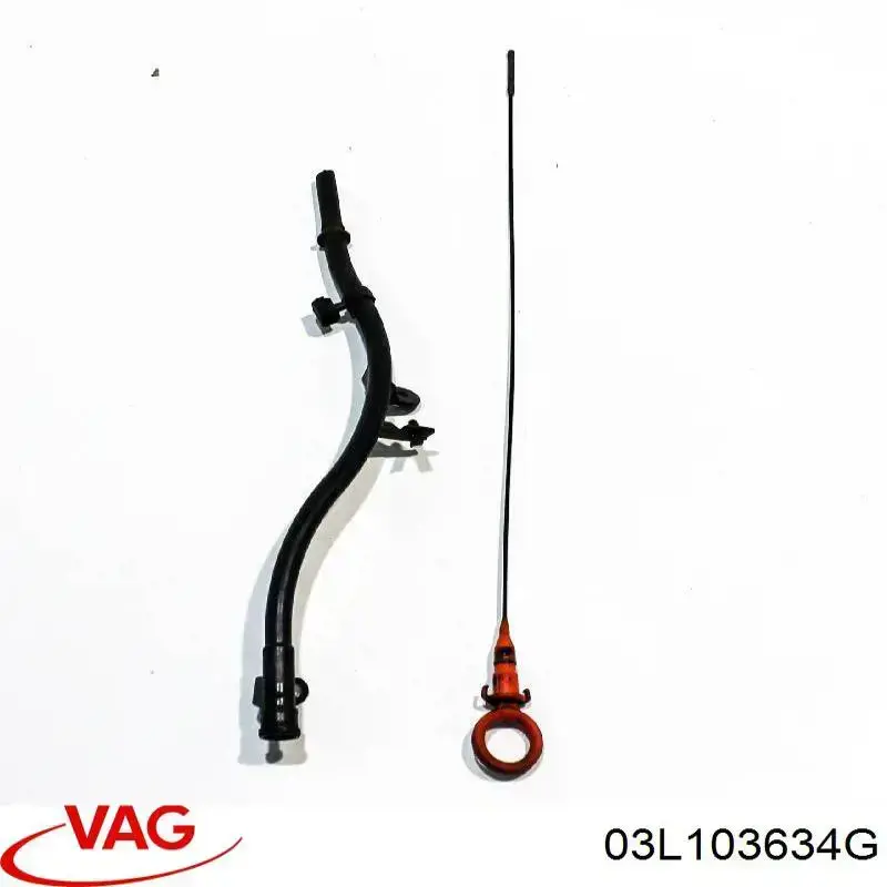 Guia de sonda indicador do nível de óleo no motor AND 30103188