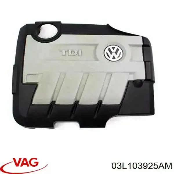 03L103925AM VAG Tampa de motor decorativa
