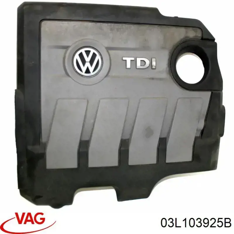 03L103925B VAG Tampa de motor decorativa
