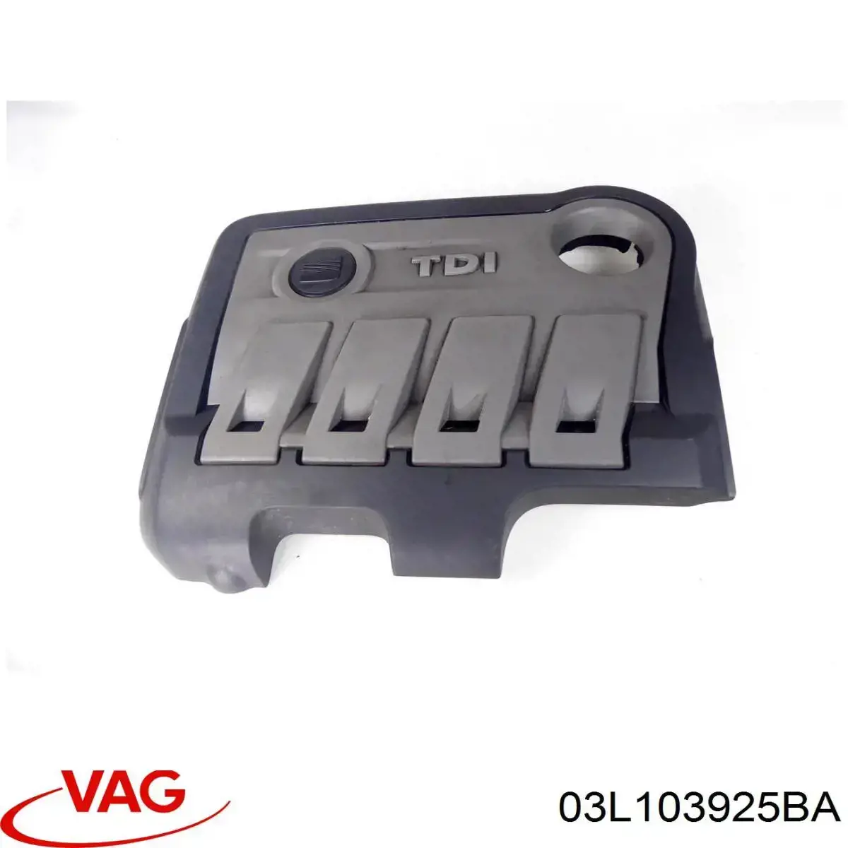 03L103925BA VAG Tampa de motor decorativa
