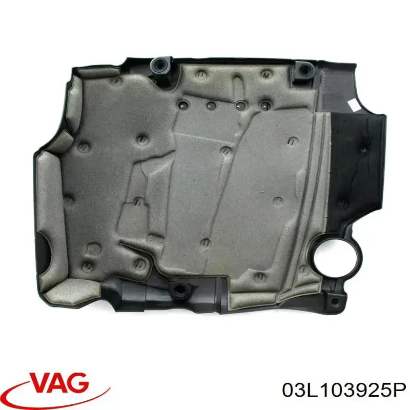 03L103925P VAG Tampa de motor decorativa