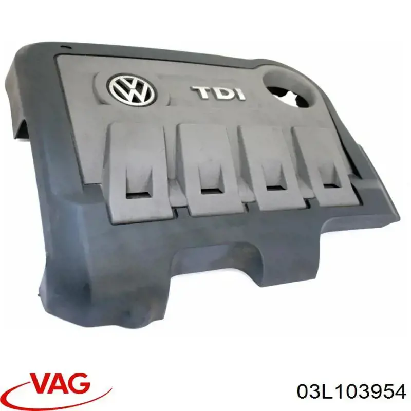 03L103954 VAG Tampa de motor decorativa