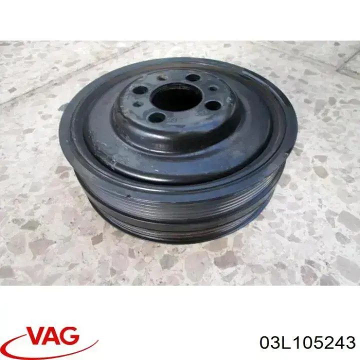 03L105243 VAG Polia de cambota