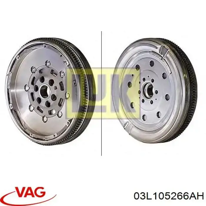 Compre 03L105266AH VAG Volante de motor