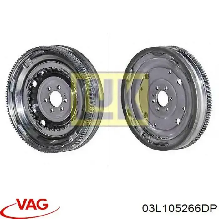 Compre 03L105266DP VAG Volante de motor