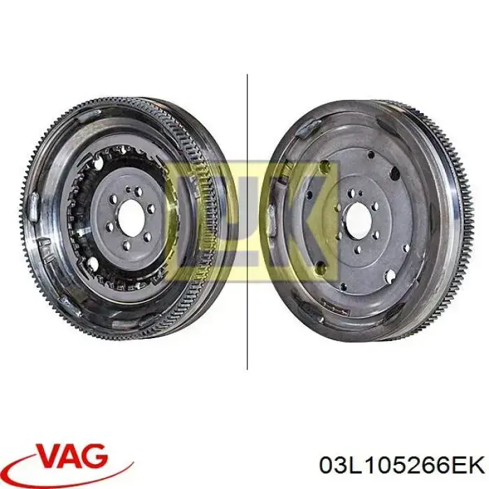 03L105266EK VAG Volante de motor
