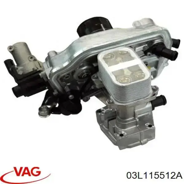 Radiador do sistema EGR de recirculação dos gases de escape VAG 03L115512A preço, a partir de 374,77 USD