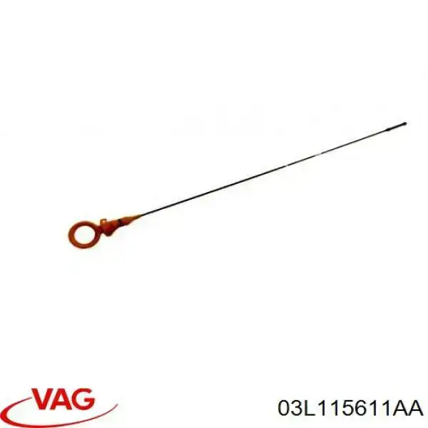 03L115611AA VAG Sonda (indicador) do nível de óleo no motor