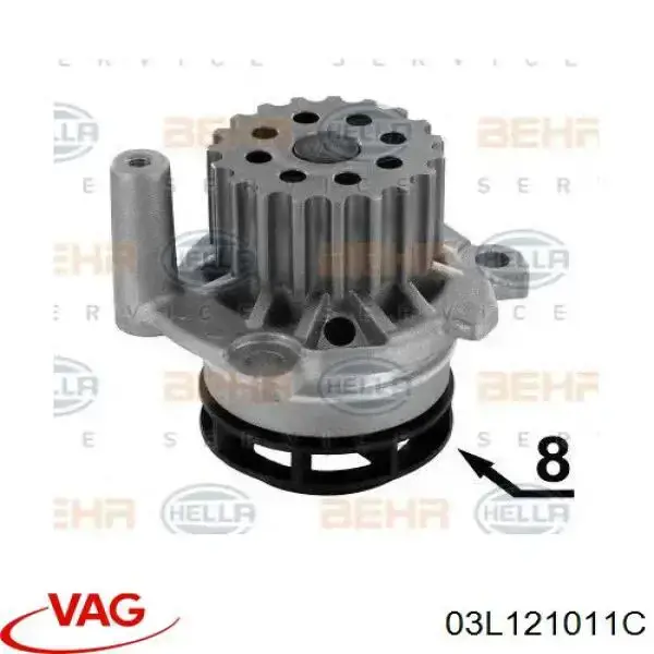 Compre 03L121011C VAG Bomba de água (bomba) de esfriamento
