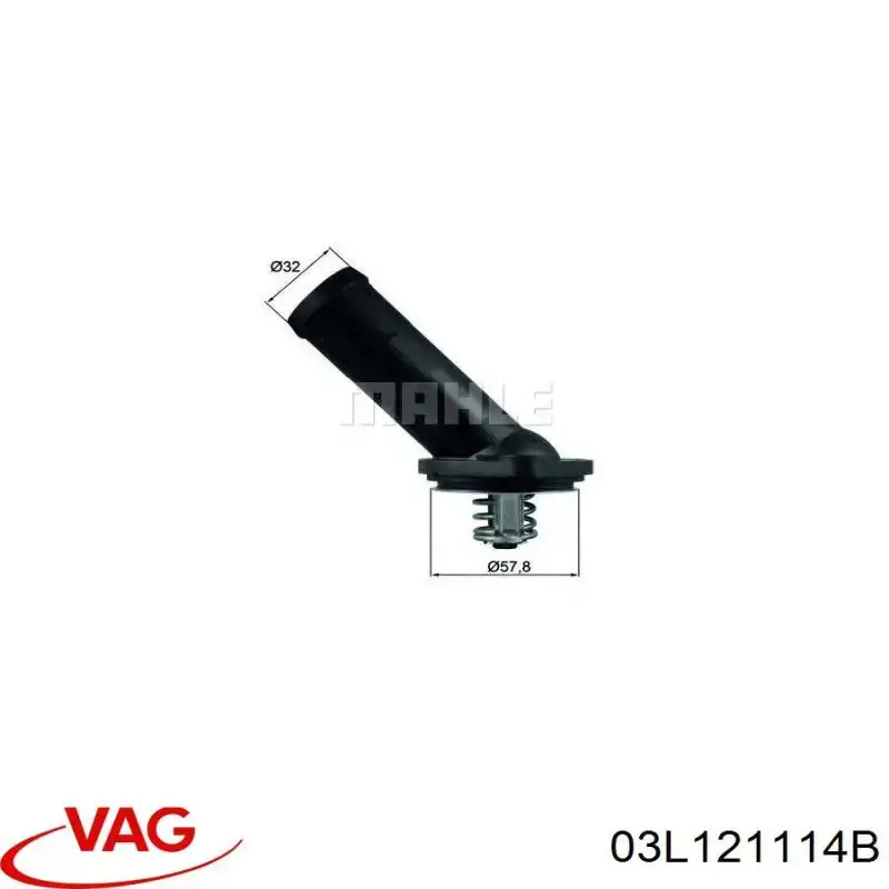 Termostato VAG 03L121114B preço, a partir de 30,35 USD