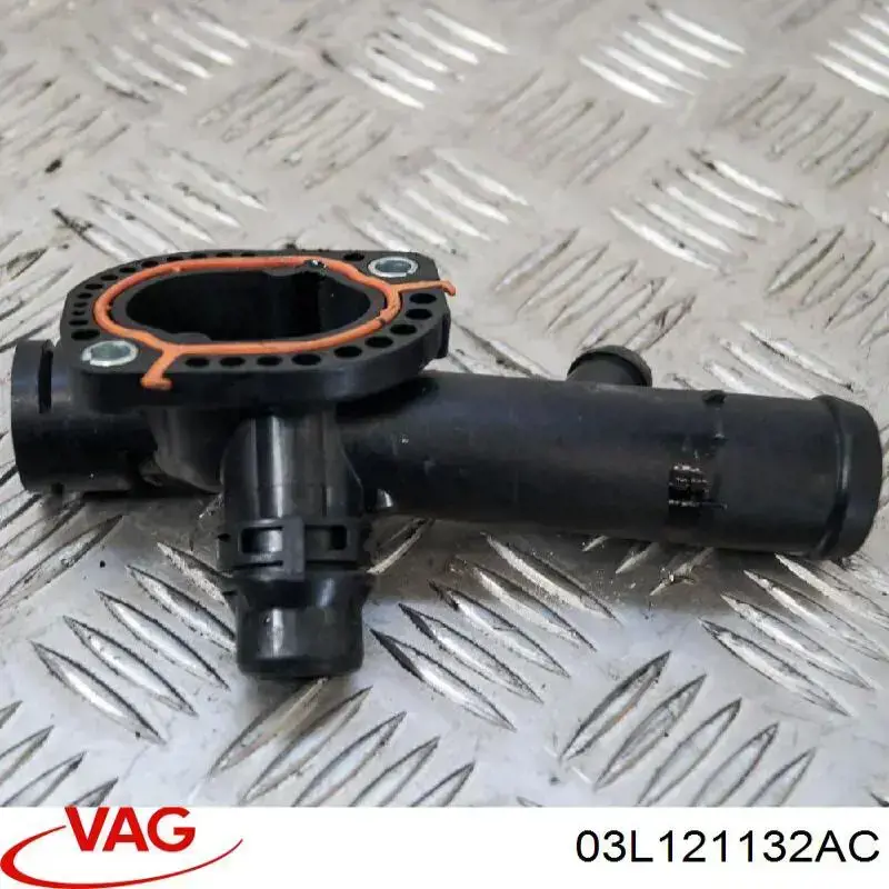 Flange do sistema de esfriamento (união em T) VAG 03L121132AC preço, a partir de 18,94 USD