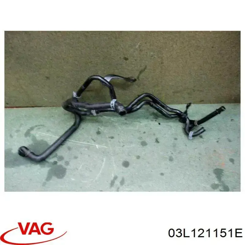 03L121151E VAG Mangueira (cano derivado) do sistema de esfriamento
