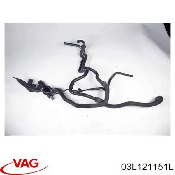 03L121151L VAG Mangueira (cano derivado) do sistema de esfriamento