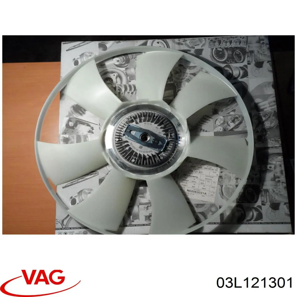 Compre 03L121301 VAG Acoplamento viscoso de ventilador de esfriamento
