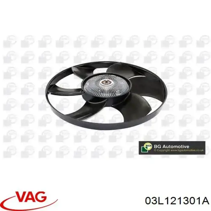 03L121301A VAG Acoplamento viscoso de ventilador de esfriamento