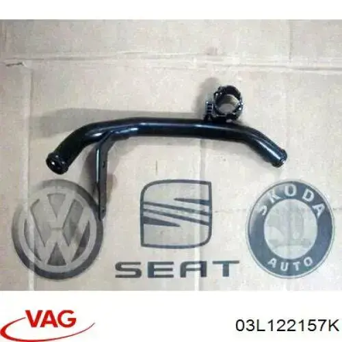 03L122157K VAG Mangueira (cano derivado) do sistema de esfriamento