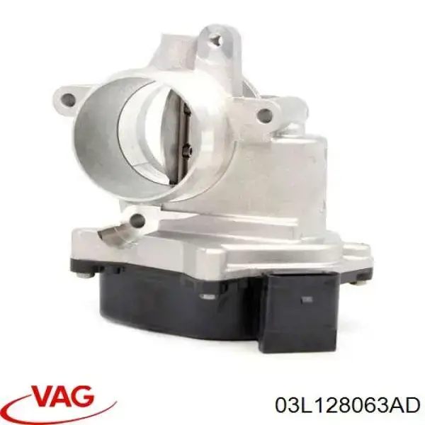 03L128063AD VAG Válvula de borboleta montada