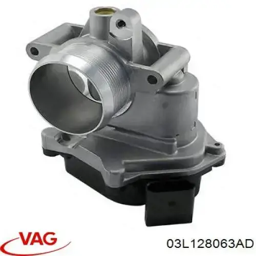 Compre 03L128063AD VAG Válvula de borboleta montada