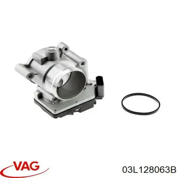 03L128063B VAG Válvula de borboleta montada