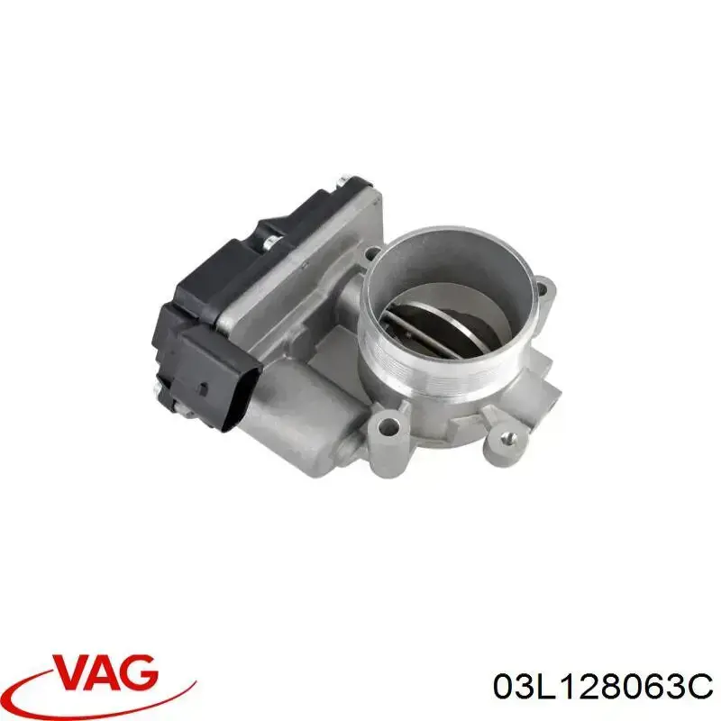 03L128063C VAG Válvula de borboleta montada