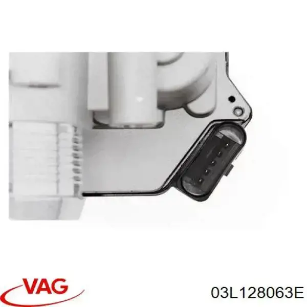 03L128063E VAG Válvula de borboleta montada