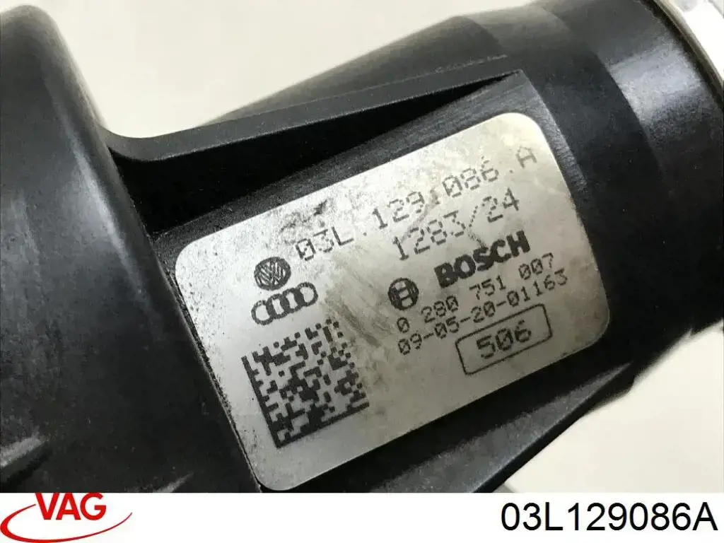 Regulador de mudança do comprimento de tubo coletor de admissão 03L129086A VAG