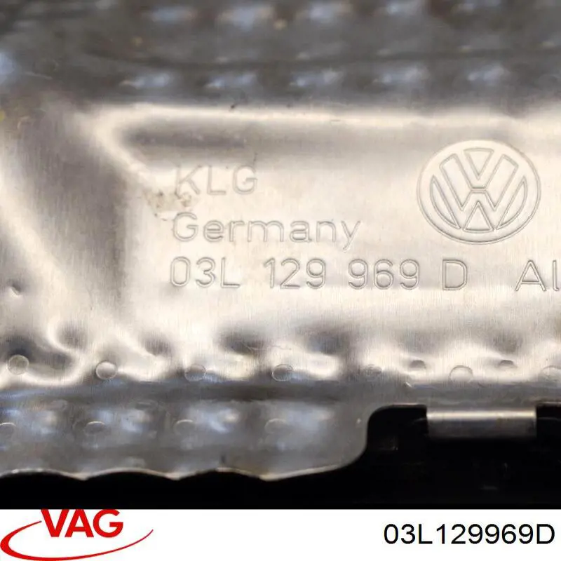 03L129969D VAG Proteção (tela térmica) de tubo coletor de escape