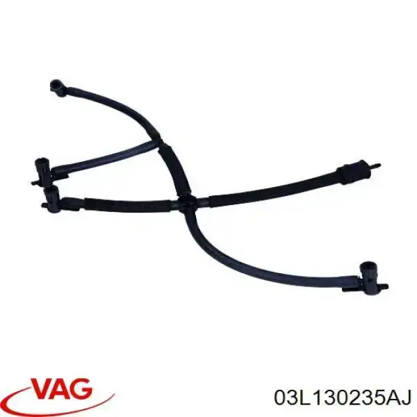 Tubo de combustível, inverso desde os injetores VAG 03L130235D preço, a partir de 38,33 USD