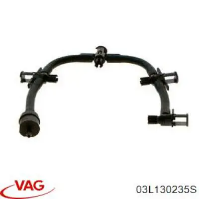 Tubo de combustível, inverso desde os injetores VAG 03L130235S preço, a partir de 54,42 USD