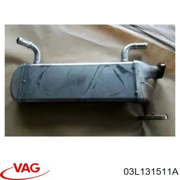 Radiador do sistema EGR de recirculação dos gases de escape VAG 03L131511A preço, a partir de 154,85 USD