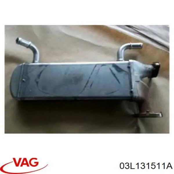 Compre 03L131511A VAG Radiador do sistema EGR de recirculação dos gases de escape