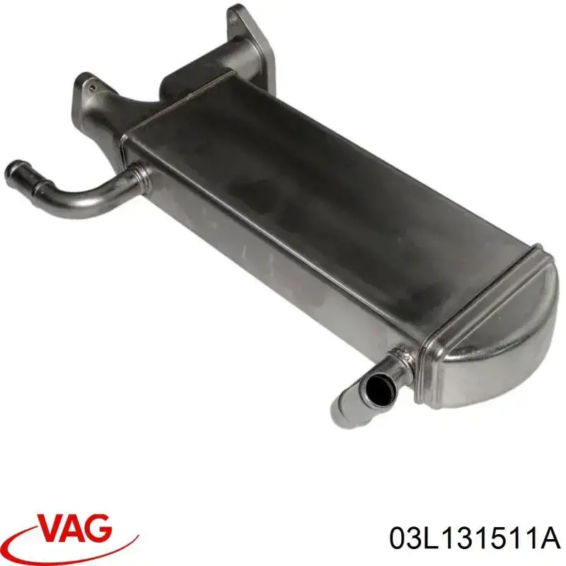 Compre 03L131511A VAG Radiador do sistema EGR de recirculação dos gases de escape