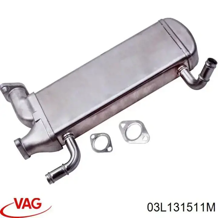 Radiador do sistema EGR de recirculação dos gases de escape VAG 03L131511M preço, a partir de 226,35 USD