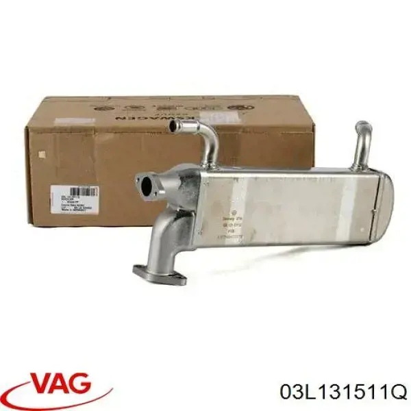 03L131511Q VAG Radiador do sistema EGR de recirculação dos gases de escape