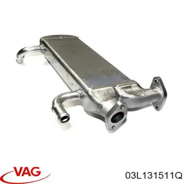Compre 03L131511Q VAG Radiador do sistema EGR de recirculação dos gases de escape