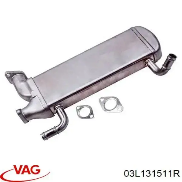 Compre 03L131511K VAG Radiador do sistema EGR de recirculação dos gases de escape